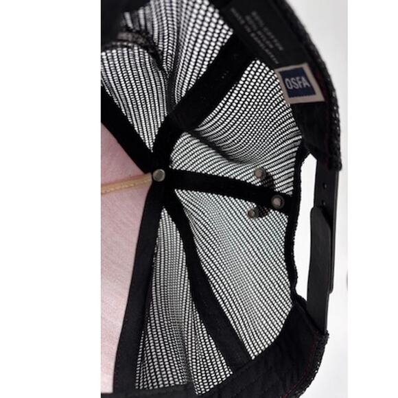 Fly Racing Baseball Cap Hat Red with Black Mesh Snapback OSFA - Picture 8 of 11